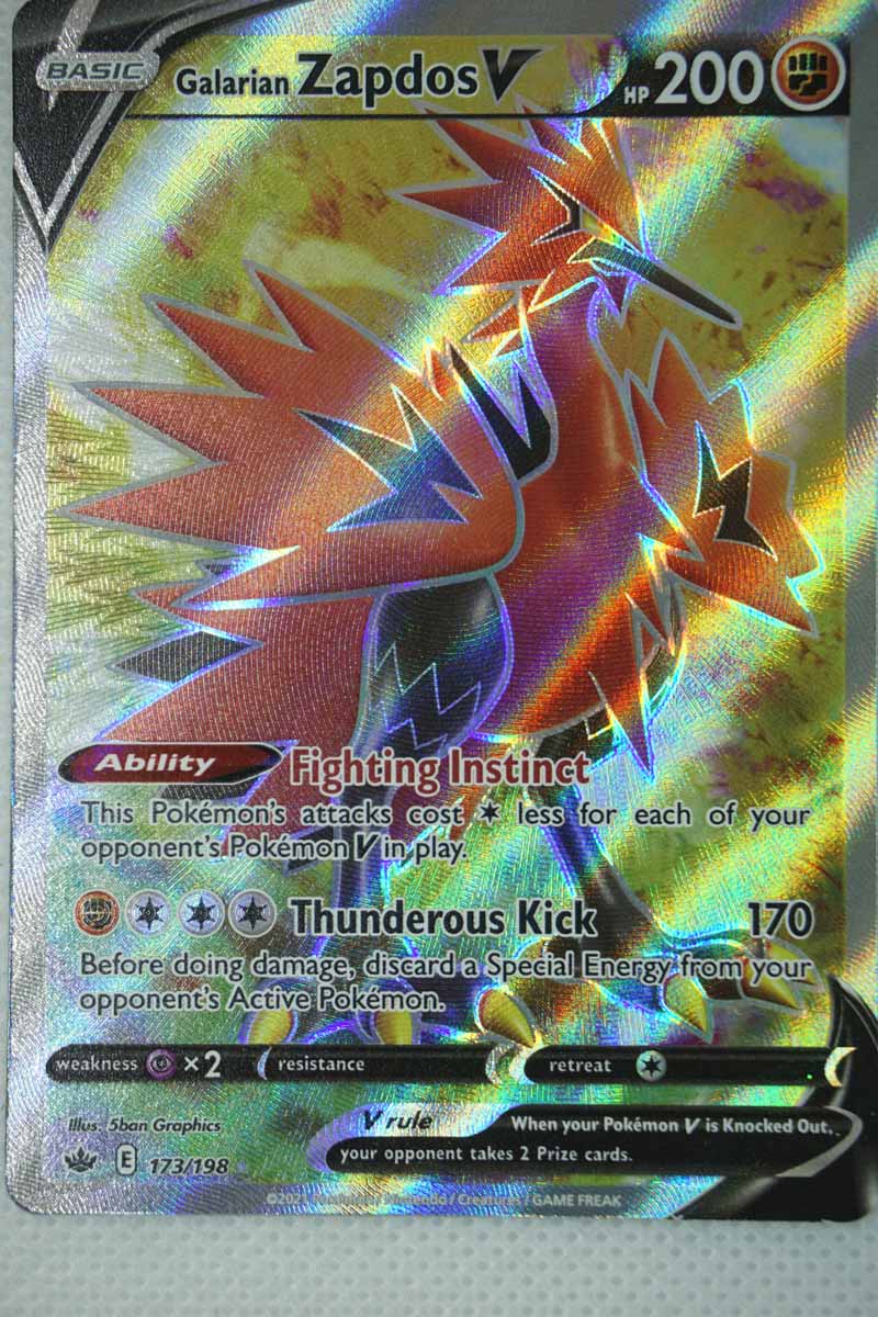 CARTE POKÉMON BASIC Galarian Zapdos V HP 200 EUR 7,60 - FR CARTE POKÉMON BASIC Galarian Zapdos V HP 200 EUR 7,60 - FR