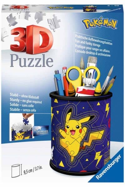 3D Pikachu Blyantholder Puslespil