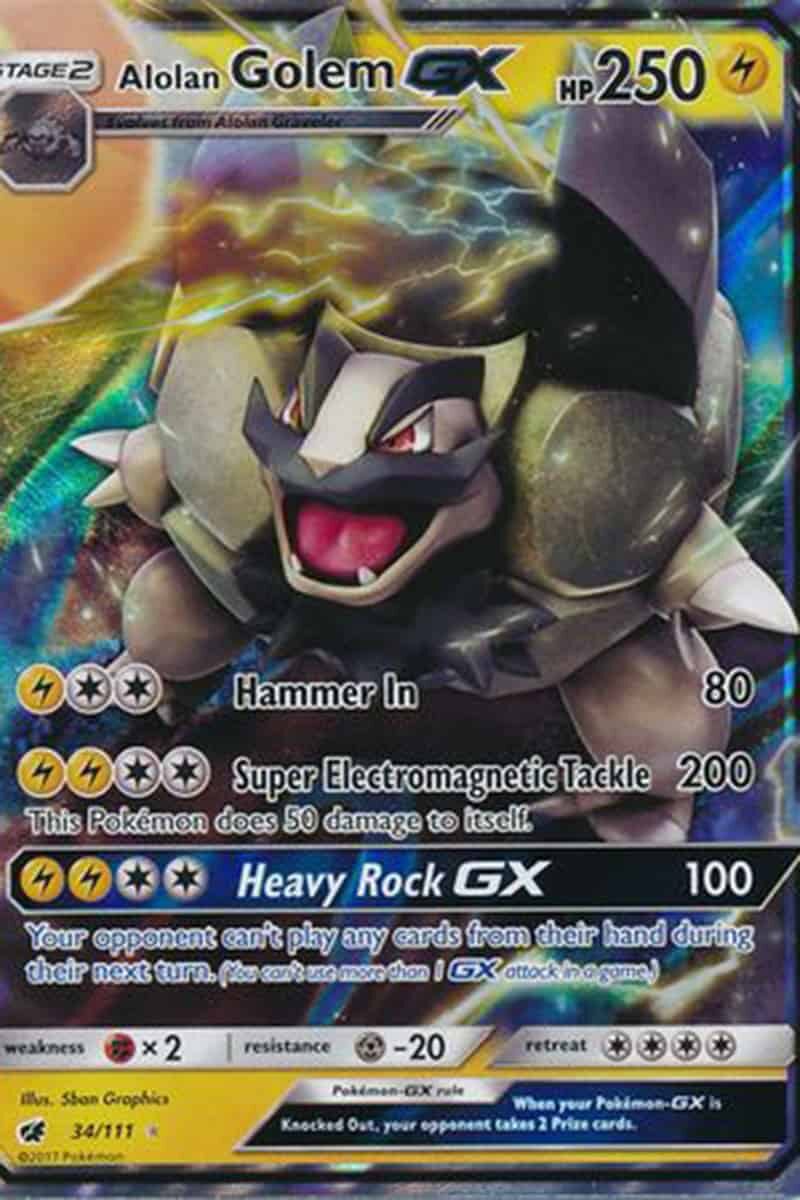 Alolan Golem GX 34/111