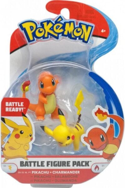 Charmander og Pikachu Figurer