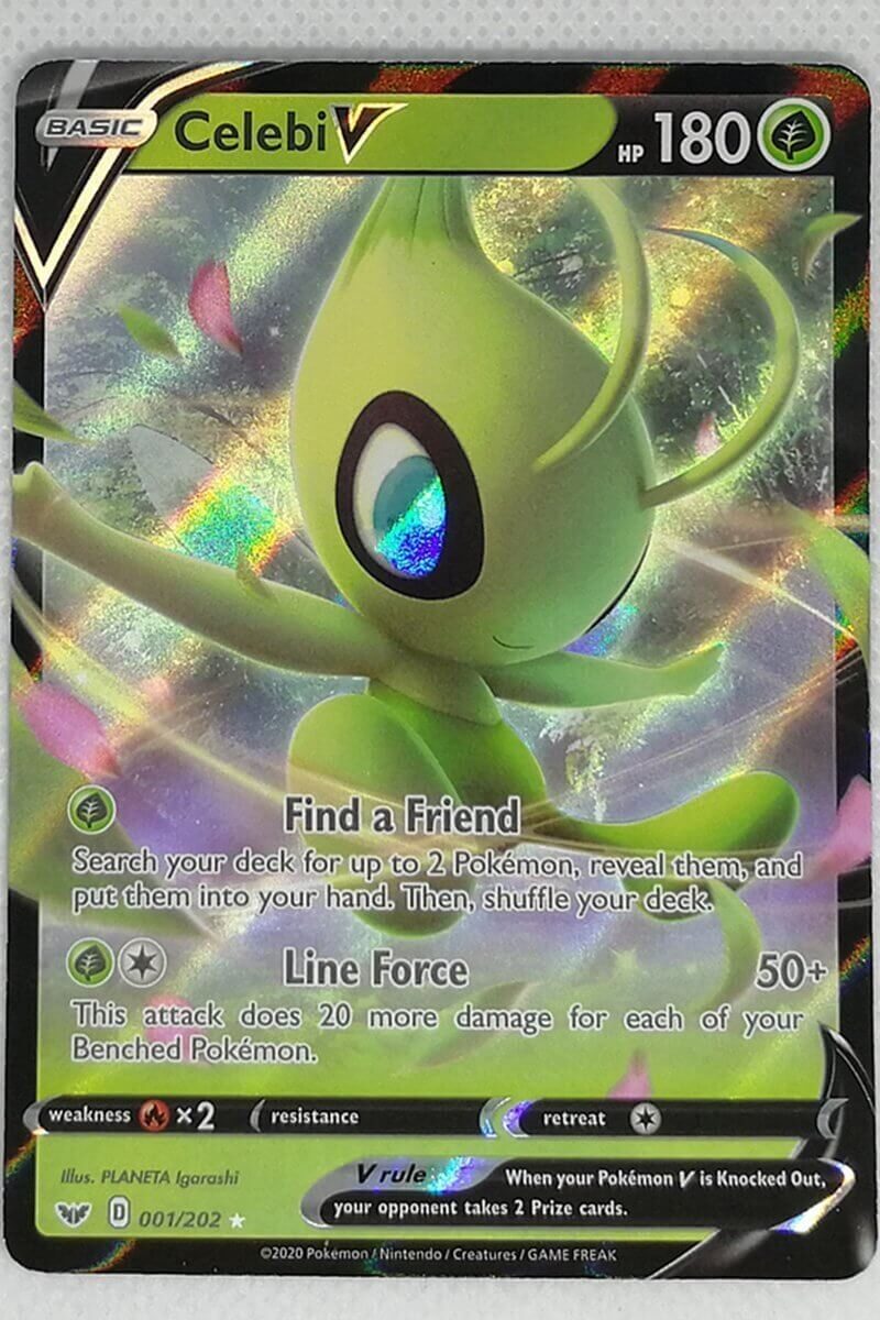 Pokémon Celebi V kort
