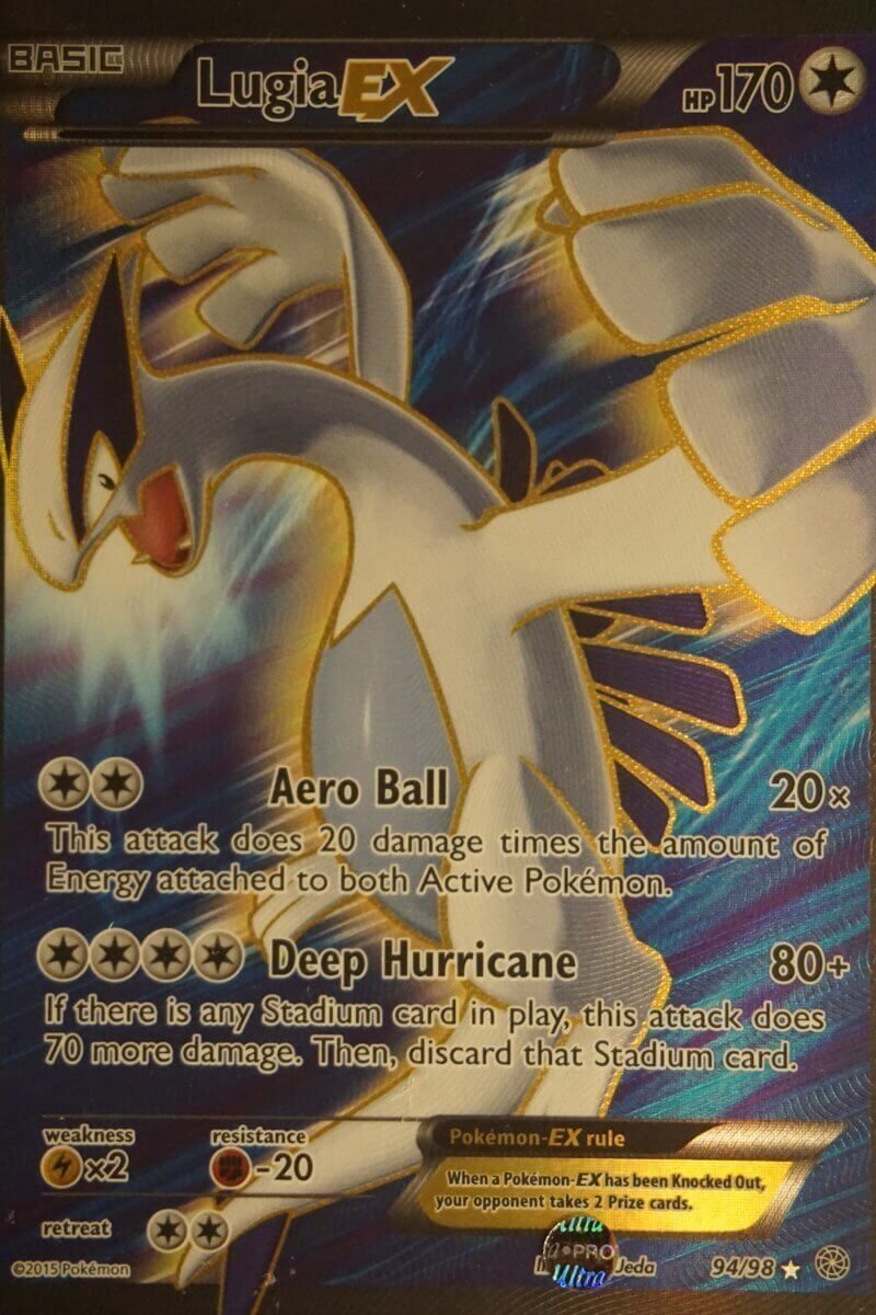 pokemon cards lugia ex full art Amazon.com: Lugia V 185/195- Silver Tempest - Full Art - Pokemon Ultra Rare  Card main image 1