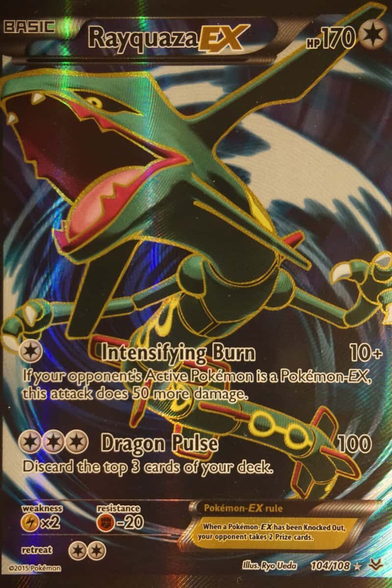 Rayquaza EX - 104/108 full art