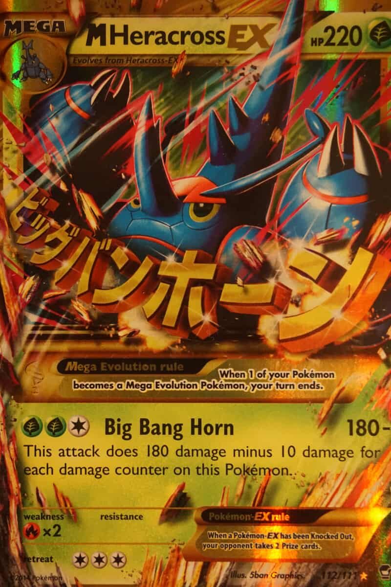 M Heracross EX 112/111 Secret Rare