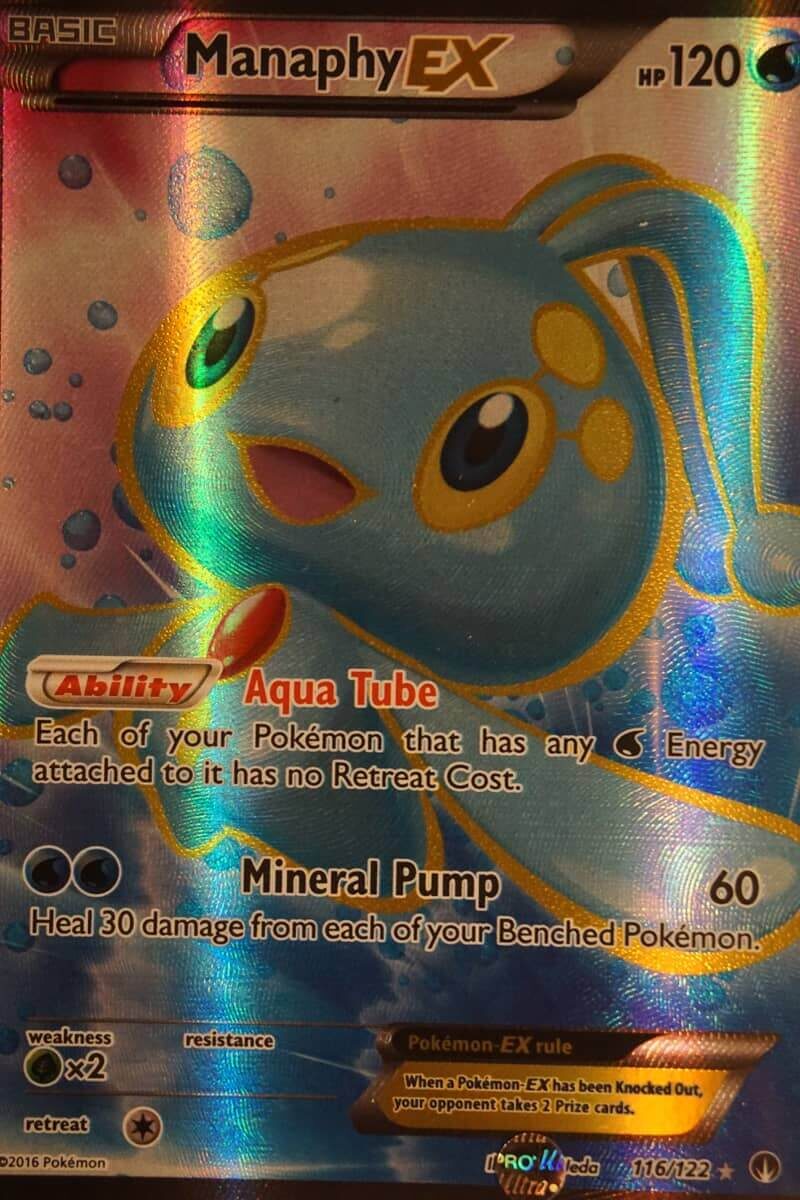 Manaphy EX 116/122 full art