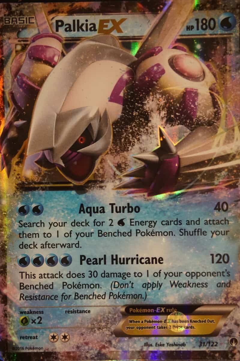 pokemon palkia ex card PSA 8 Palkia EX Full Art main image 1
