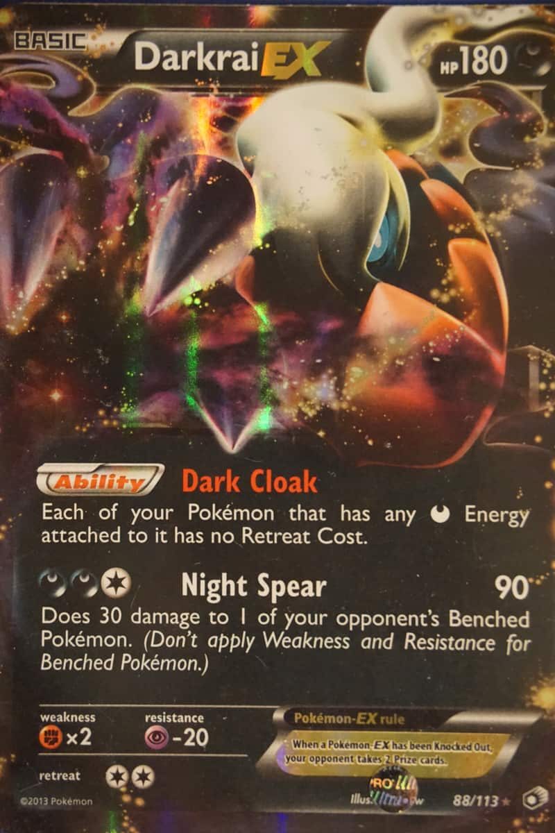 darkrai ex pokemon card price Mega SR 099/081 Abyss Eye M5 (1.NM) – JariseStore Colorless Dark Head (80+) If your opponents Active Pokémon is Asleep Amazon.com: Pokemon - Darkrai-EX (63/108)