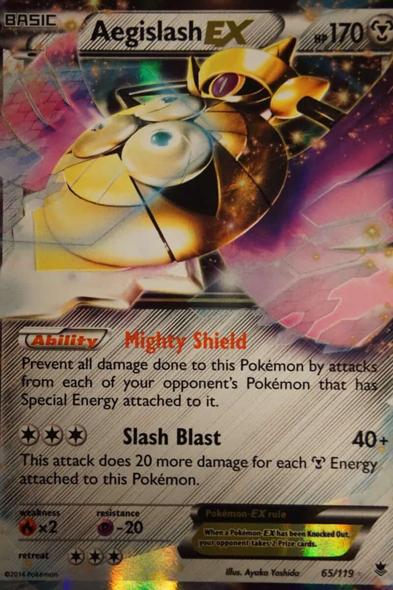 Aegislash EX 65/119 - Pocket Monster Aegislash EX 65/119 - Pocket Monster
