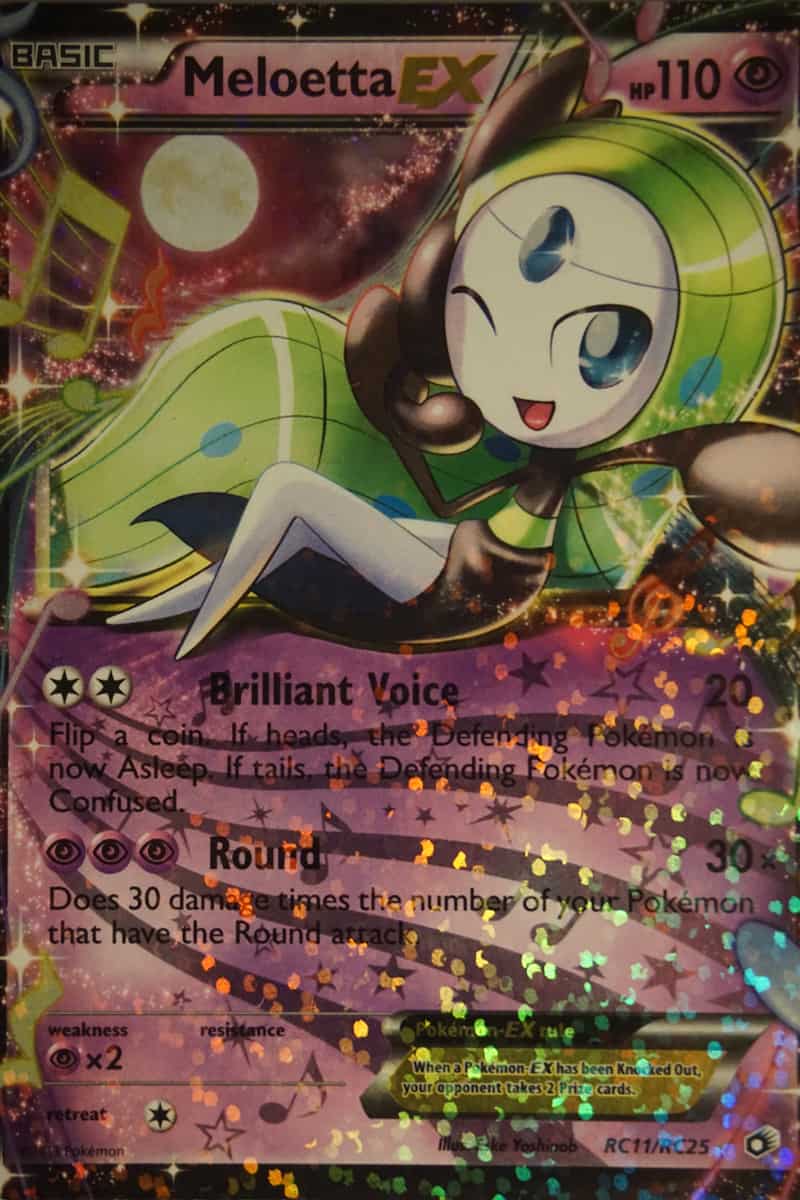 Meloetta EX RC11/RC25 - Pocket Monster