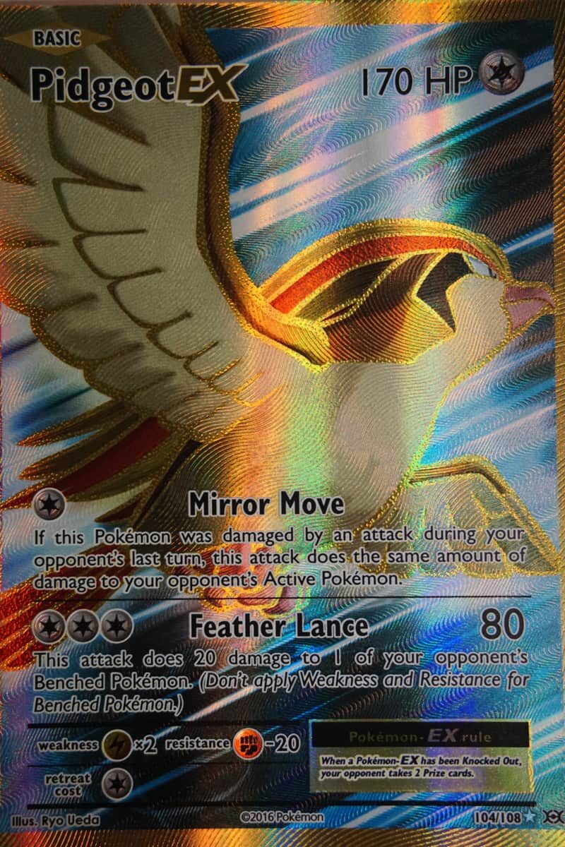 Pidgeot EX 104/108 Full Art