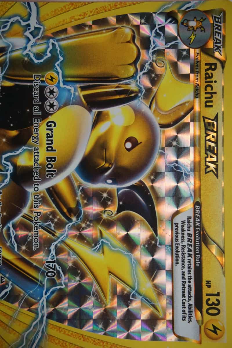 gold break pokemon cards 5 Lot : Toys & Games this Pokemons attacks do 100 more damage to your opponents Active Pokemon (before applying Weakness and Resistance) Raichu Break Psa 10 Pokemon