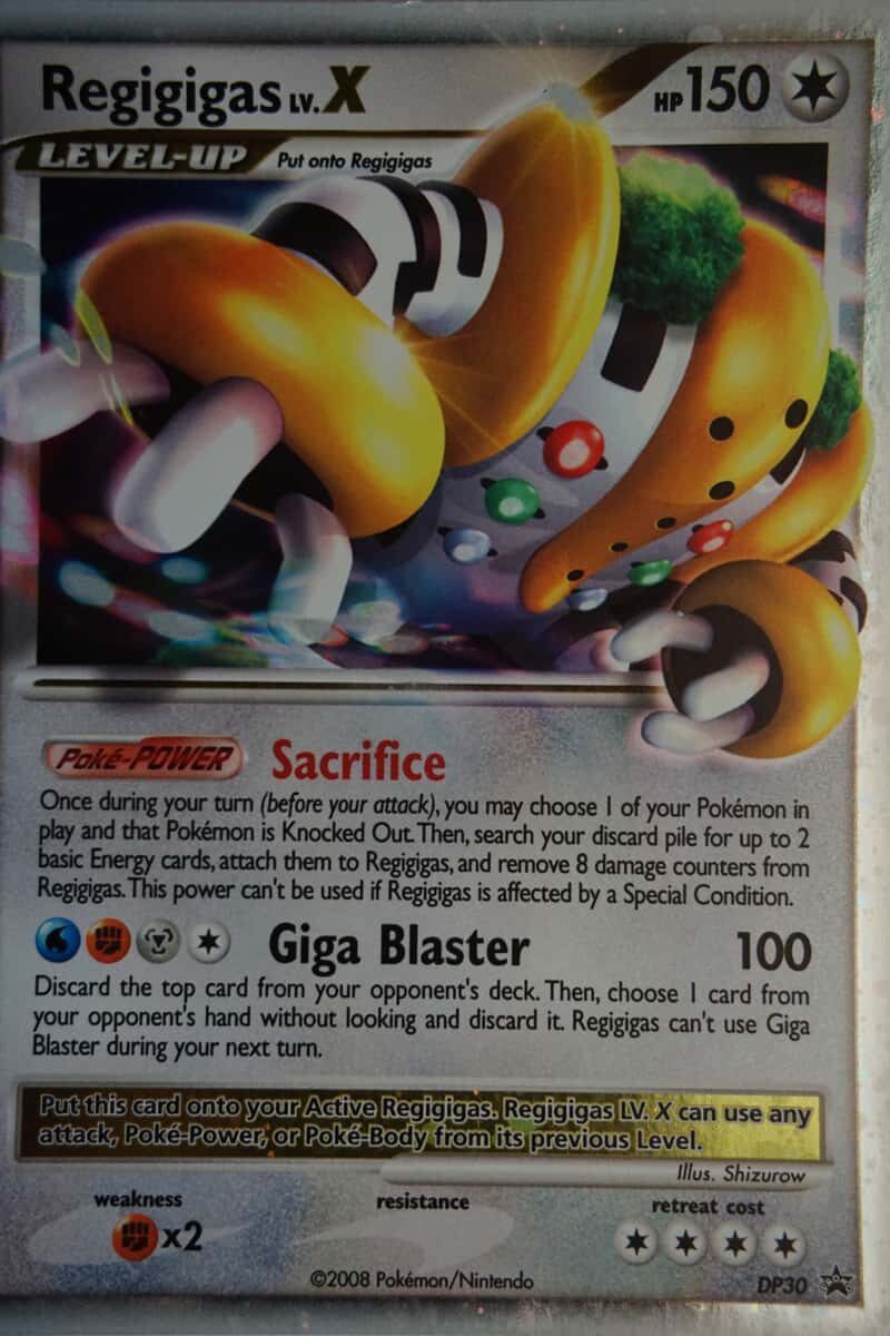 Regigigas Lv. X DP30 Ultra Rare