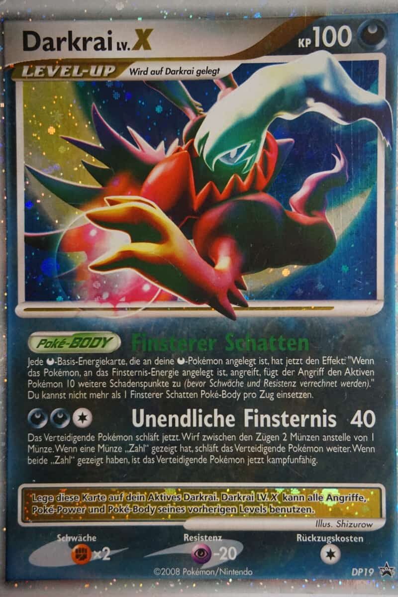 Tysk Darkrai LV.X DP19 Ultra Rare