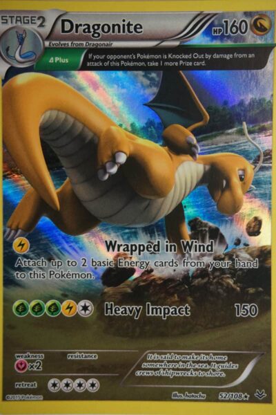 Dragonite 52/108 Holo Rare