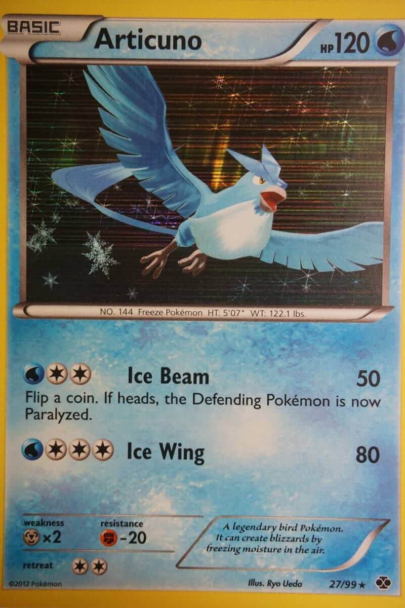 1999 articuno pokemon card value Amazon.com: Pokemon - Articuno (Pokemon TCG Card) 1999-2002 Pokemon Wizards  of the Coast main image 1