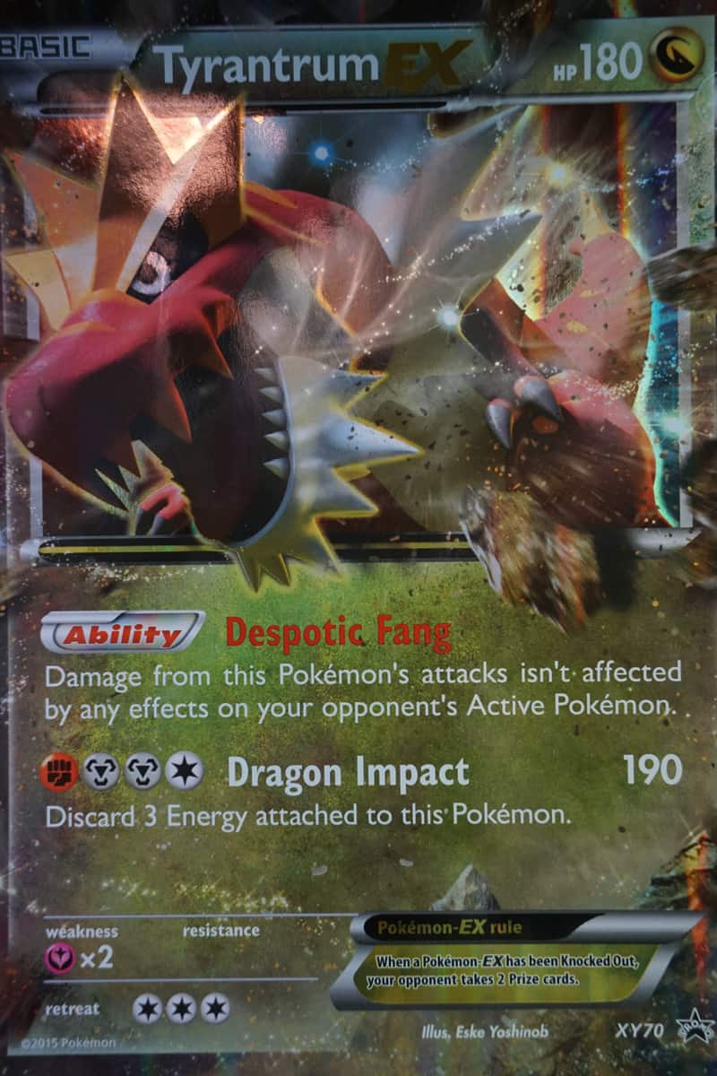 Tyrantrum EX XY70 stor - Pocket Monster Tyrantrum EX XY70 stor - Pocket Monster