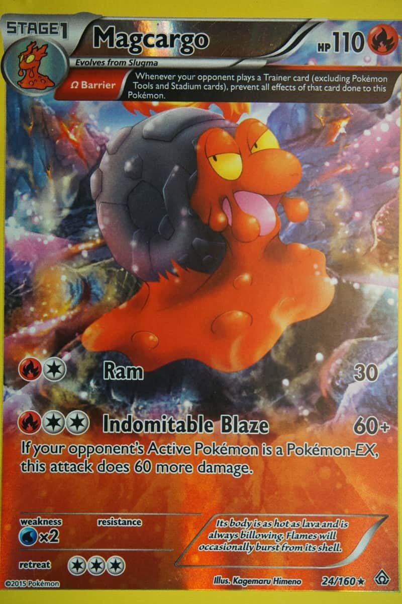 Magcargo 24/160 Rare Reverse Holo