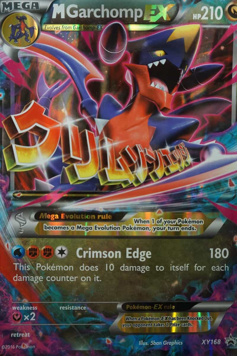 M Garchomp EX XY168 stor