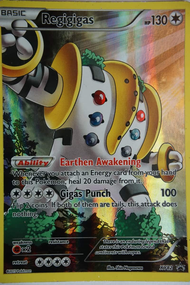 Regigigas XY82 Full Art Promo