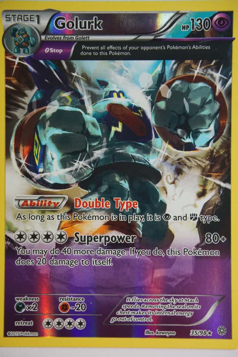 Golurk Full Art 35/98 Rare Holo