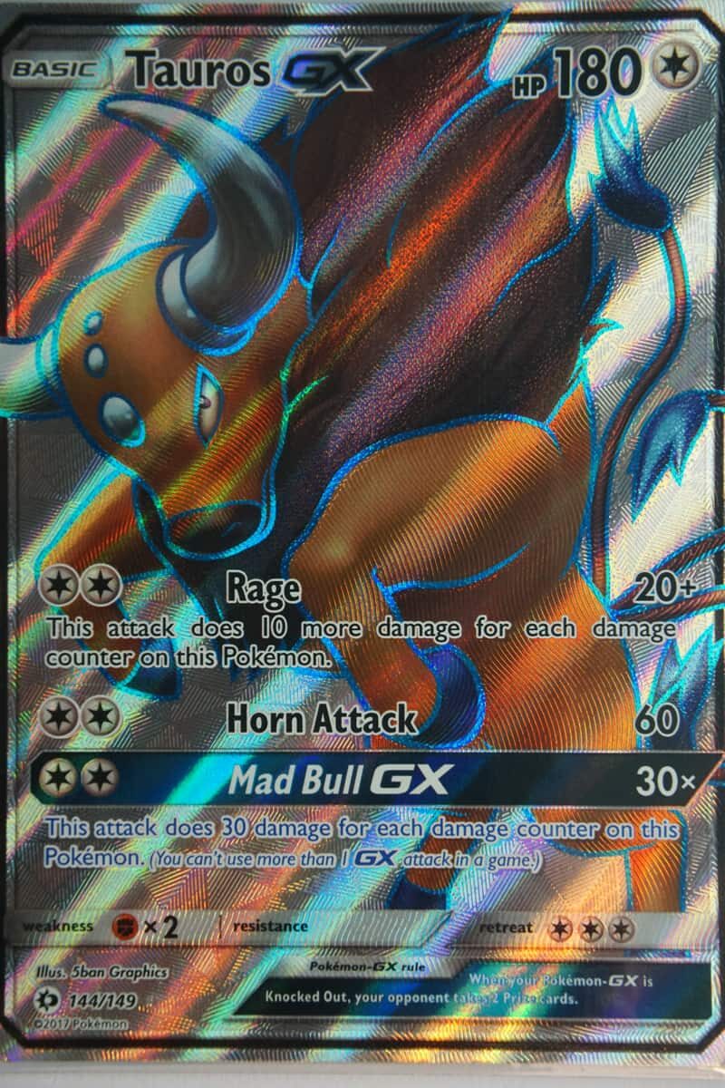 Tauros GX 144/149 Full Art - Pocket Monster
