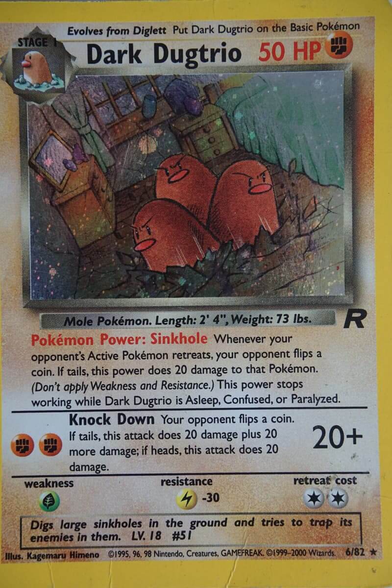 2016 dugtrio pokemon card value Dugtrio 56/108 Rare main image 1
