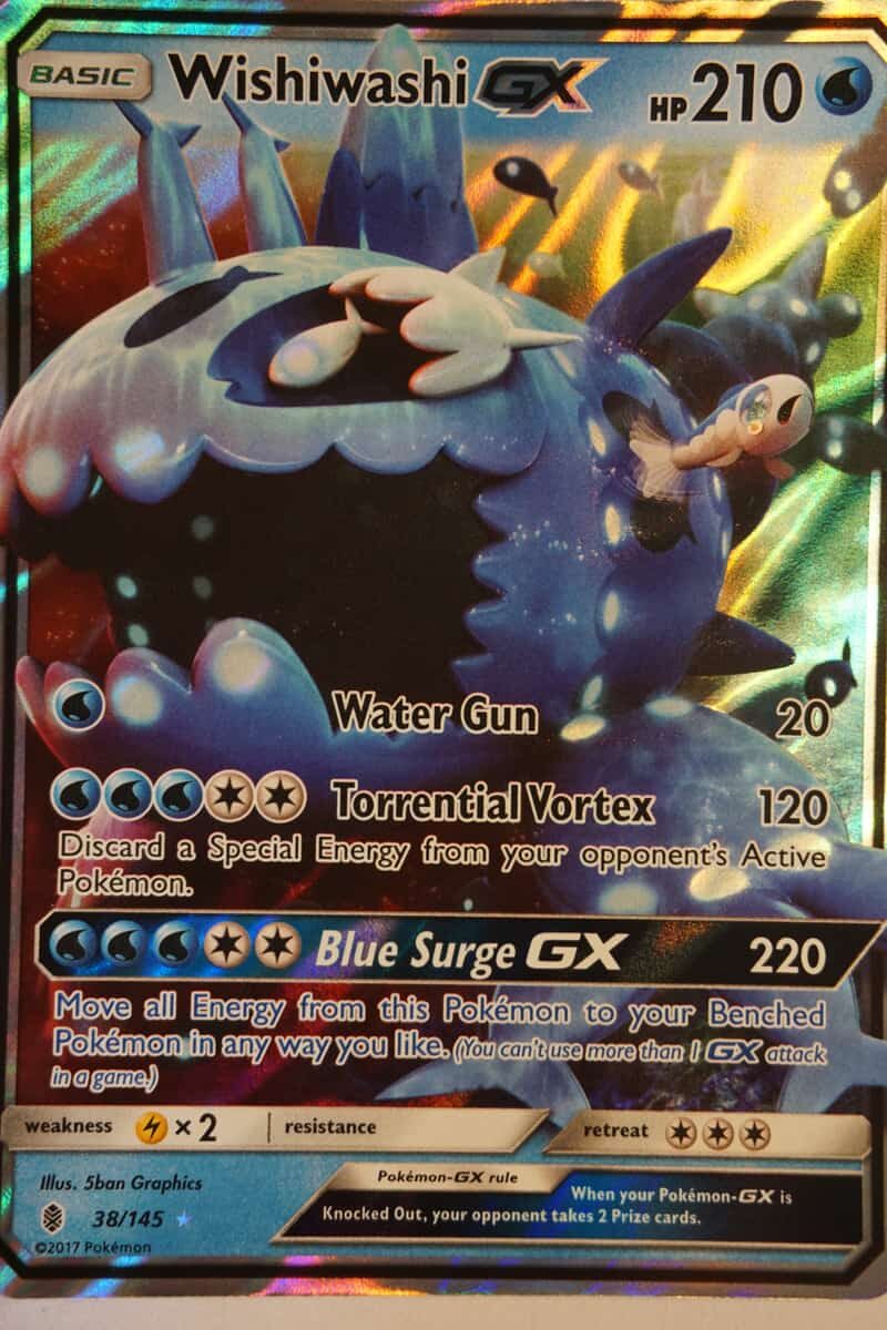 wishiwashi gx pokemon card value Wishiwashi GX 133/145 Full Art main image 1