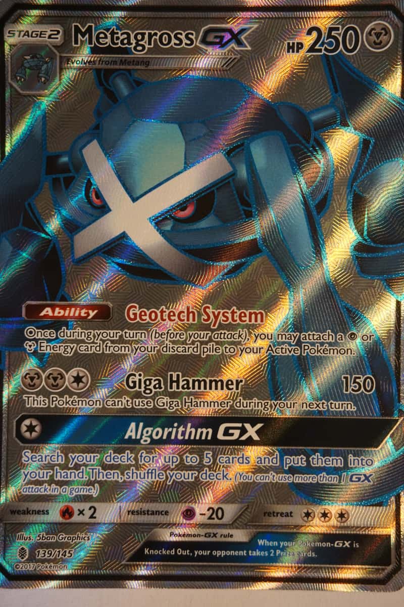 metagross gx pokemon card 085/145 Metagross Gx main image 0