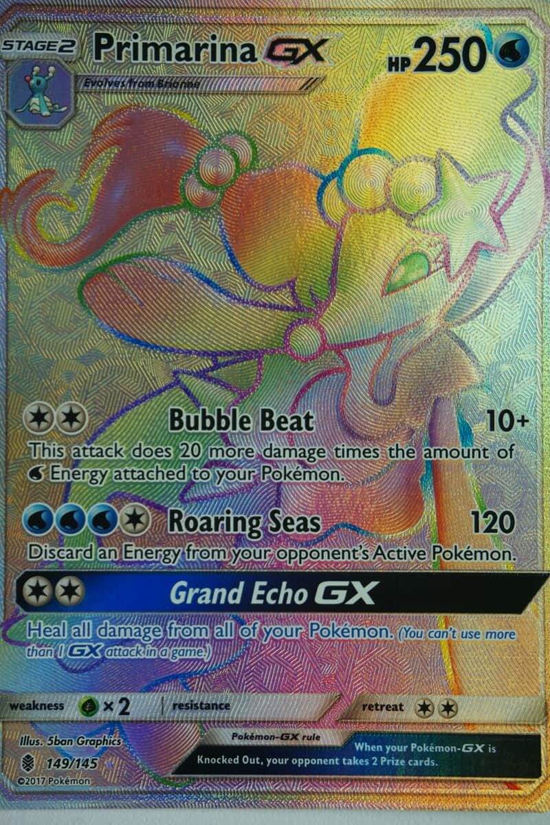 Primarina GX 149/145 Hyper Rare - Pocket Monster Primarina GX 149/145 Hyper Rare - Pocket Monster