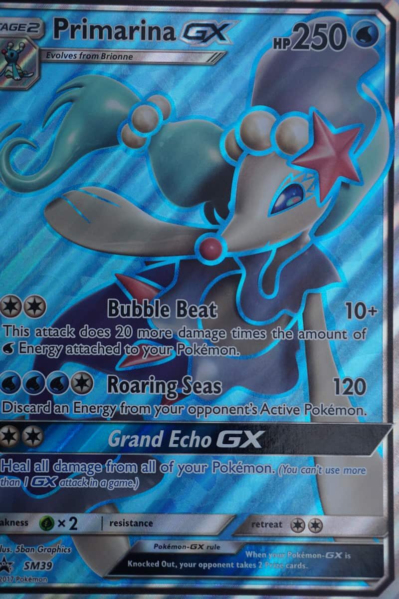 Primarina GX SM39 stor - Pocket Monster Primarina GX SM39 stor - Pocket Monster