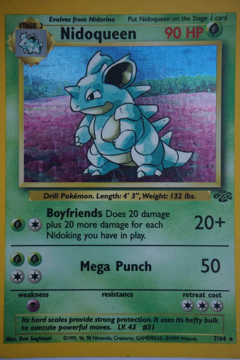 nidoqueen pokemon card value Amazon.com: Pokemon Nidoqueen, Nidorina and Nidoran Female