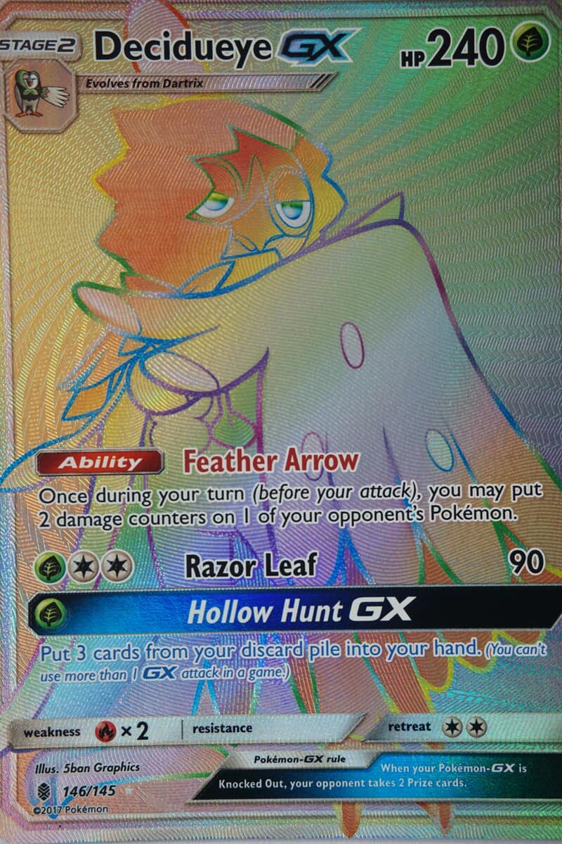 Decidueye GX 146/145 Hyper Rare