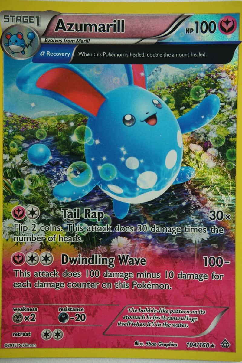 Azumarill 104/160 Holo Rare