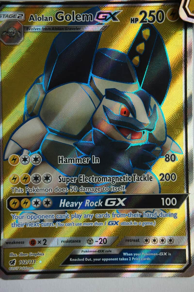 Alolan Golem GX 102/111 Full Art