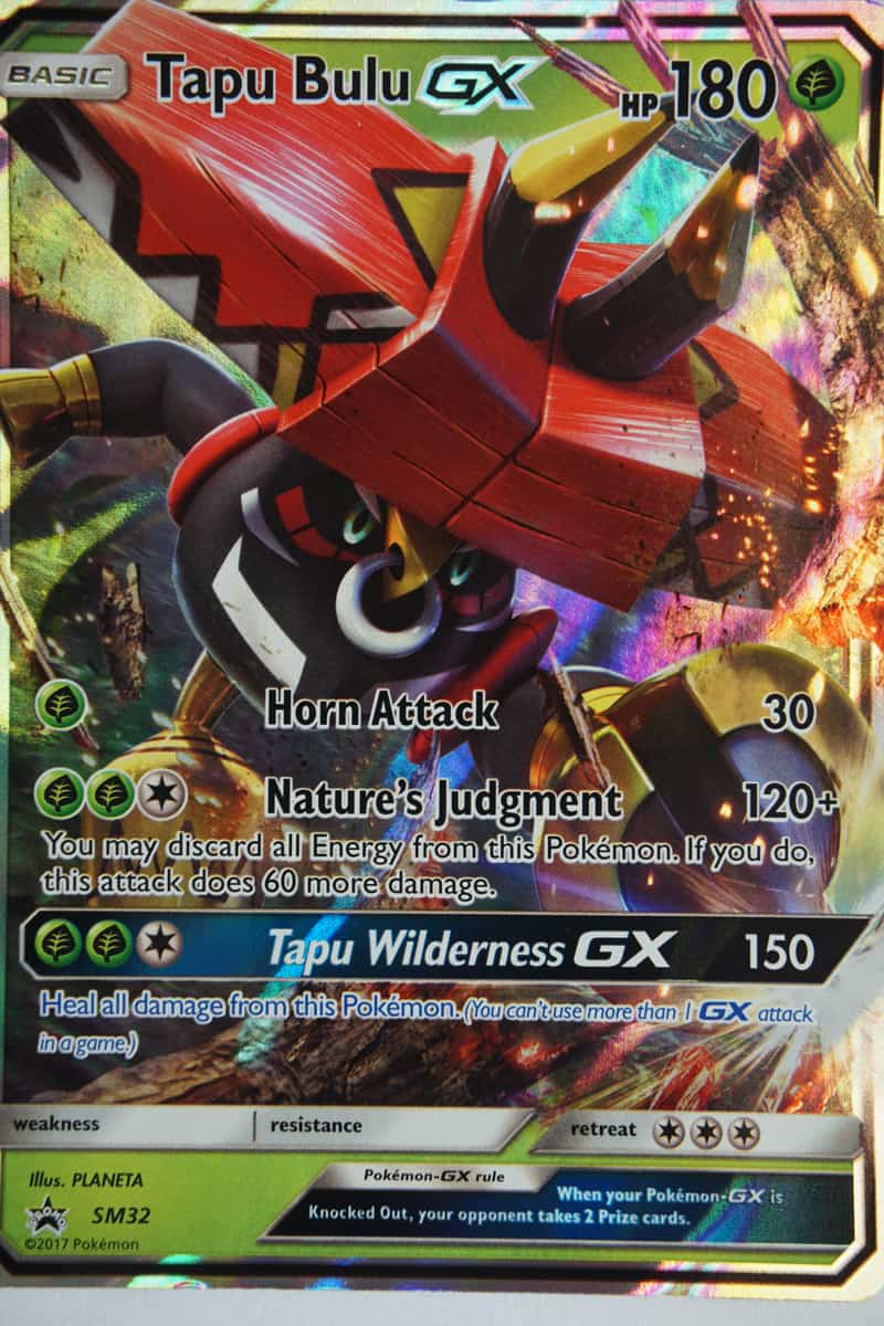 Pokémon TCG Tapu Bulu GX SM32 Black Star Promo Card - Near Mint Condition, Sun & Moon