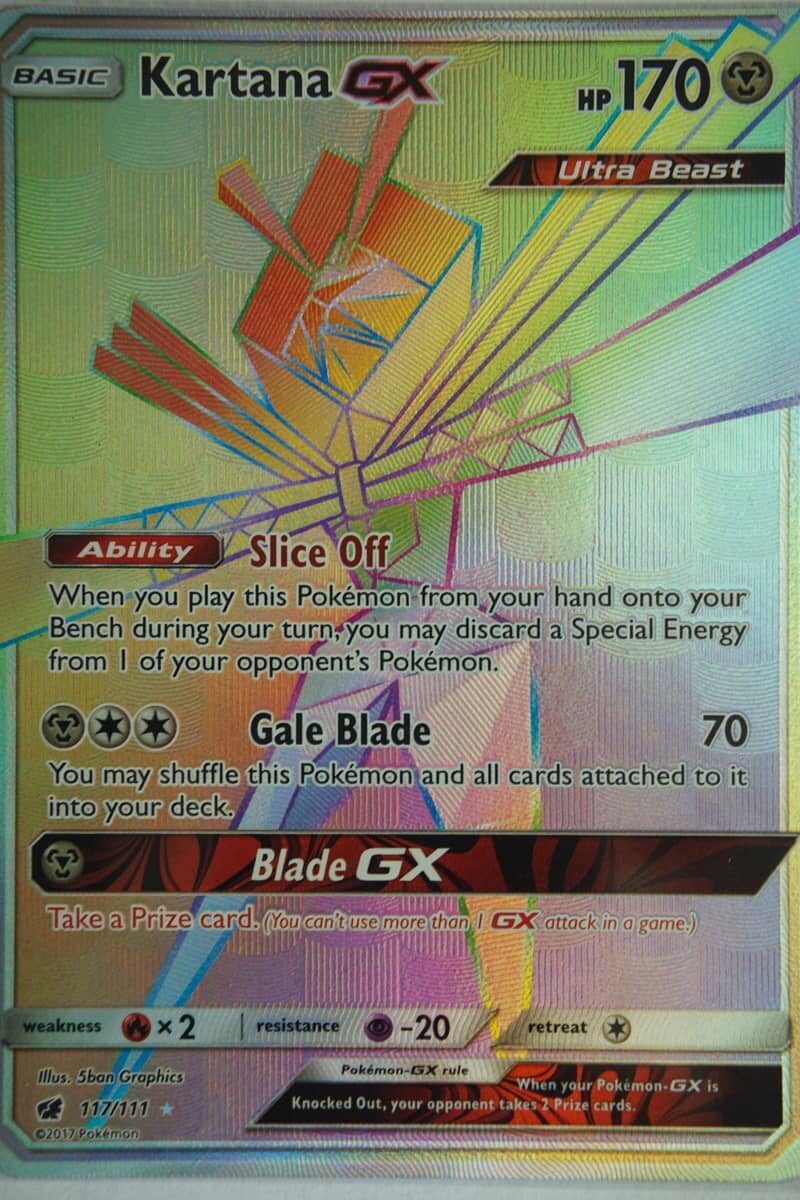 kartana pokemon card price Amazon.com: Pokemon - Kartana GX - 106/111 main image 1