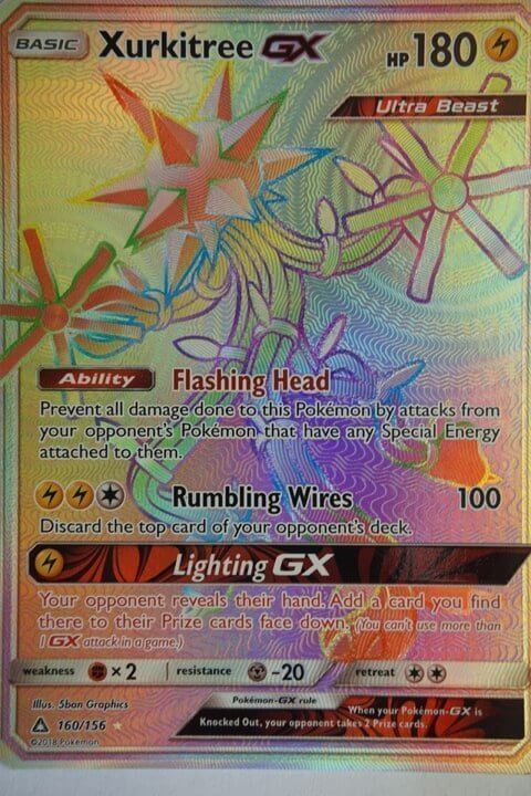 Xurkitree GX 160/156 Hyper Rare - Pocket Monster