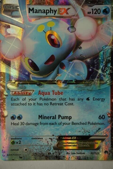 manaphy ex pokemon card value 32/122 Pokémon Hit Points120 HP Form Manaphy EX For Sale: $700
