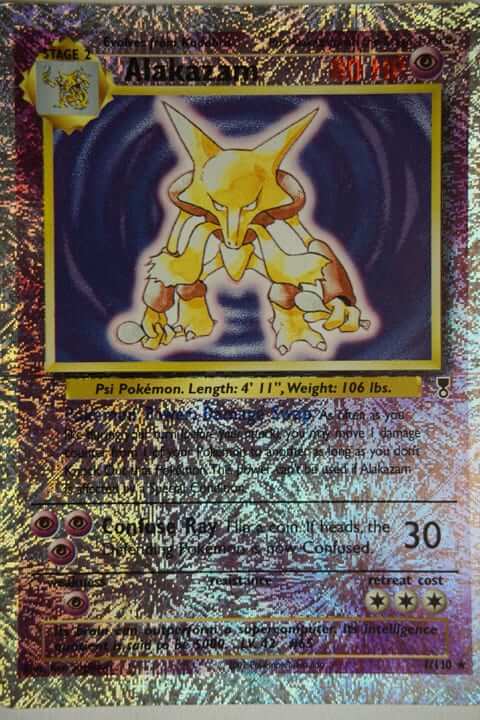 Alakazam 1/110 Special Holo Edition - Pocket Monster