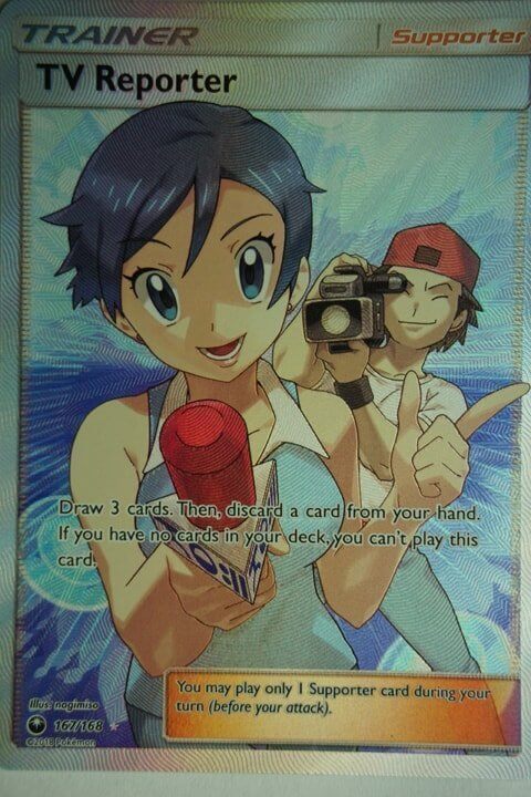 tv reporter pokemon card 88/97 Dragon Uncommon Reverse Holo Lightly Played Draw 3 cards E-Reader Non Holo's  Arcticcollect