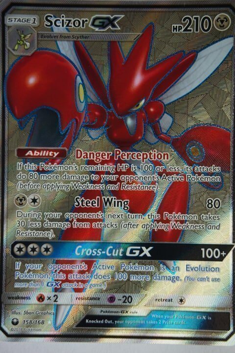 Scizor GX 158/168 Full Art