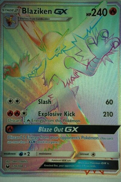 Blaziken GX 170/168 Hyper Rare