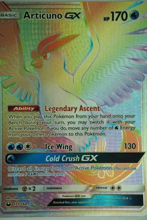 Articuno GX (31/168) [Sun & Moon: Celestial Storm] Articuno | Pokdex