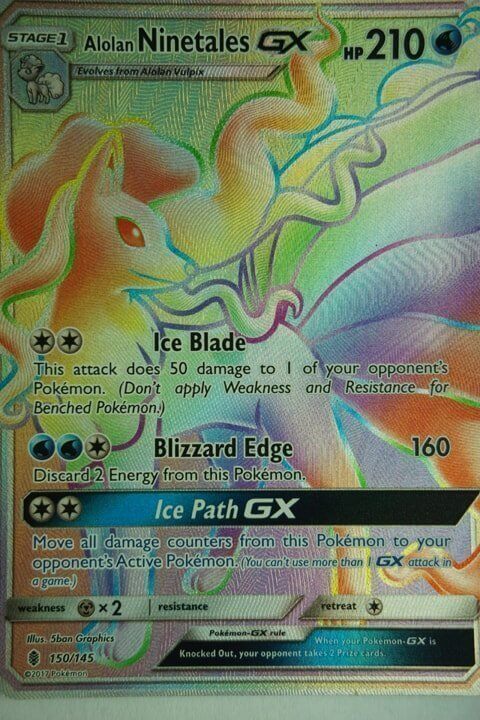 Alolan Ninetales GX 150/145 Hyper Rare