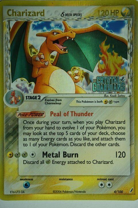 Charizard (Delta Species) 4/100 Rare Reverse Holo - Pocket Monster