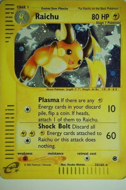 Raichu 25/165 Holo Rare - Pocket Monster