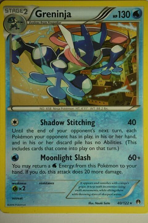 Greninja 40/122 Rare