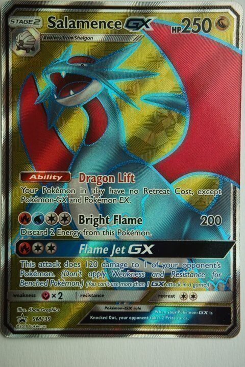 Salamence GX SM139 Full Art