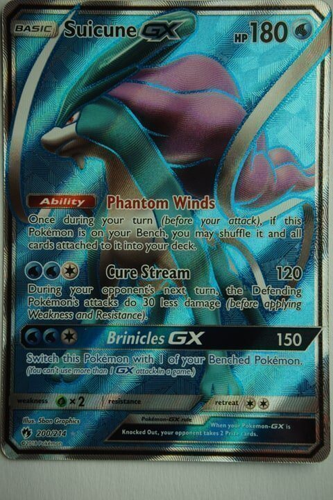 Suicune GX 200/214 Full Art - Pocket Monster