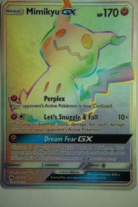 Mimikyu GX 226/214 Hyper Rare - Pocket Monster